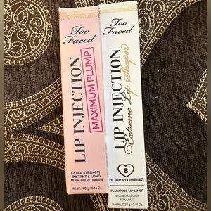 BNIB Too Faced Plumping Lip Liner Set by